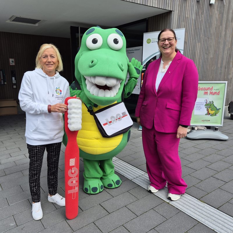 LAG Berlin bei den Special Olympics Landesspielen: Gesunde Zähne für starke Athletinnen und Athleten