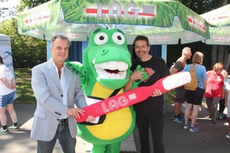LAG Berlin auf dem Familiensportfest 2019 im Olympiapark - Zahnärztliche Früherkennungsuntersuchungen im Kampf gegen frühkindliche Karies