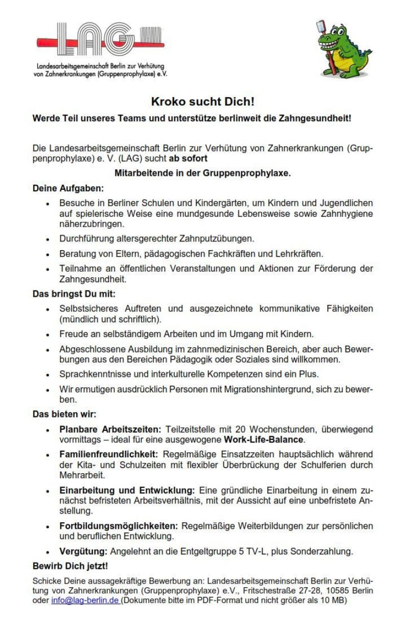 Kroko sucht Dich!